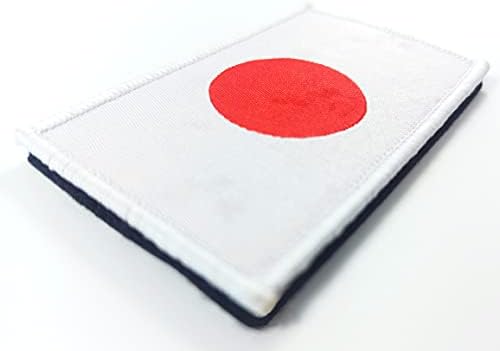 JBCD 2 Pack Japan Zastava zastava Taktička japanska zastava Zastava za zastavu za patch za patch zakrpa