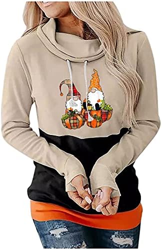 Ženska Halloween bundeva štampana kapuljača Casual Dugi rukav Duks pulover Tops bluza bluza bluza