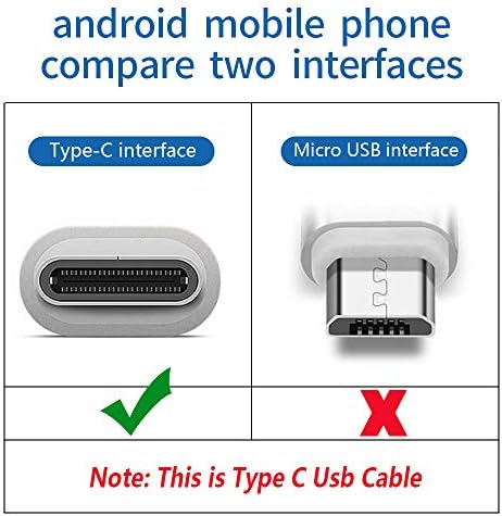 dethinton kratki USB C kabl [10 inčni 5 paket], USB na USB C brzi punjač najlon pleteni USB Tip C kabl kompatibilan