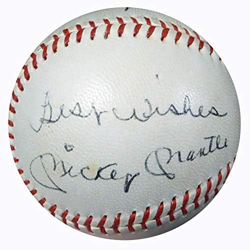 Mickey Mantle & Pedro Ramos AUTOGREGENI Zvanični Al Cronin bejzbol New York Yankees Vintage Signature Najbolje