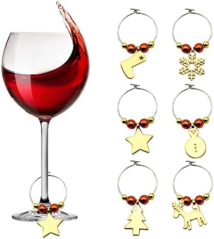 Alangbudu set nakita za prom Wine Glass Charms markeri Set od 6 oznaka identifikacija Wine Bridal Nakit Set Za Vjenčanje