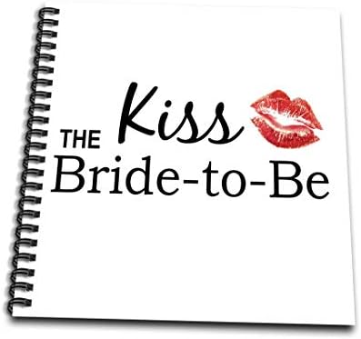 3dRose 3D Rose Bride to Be-Bachelorette Hen noćni zabavni pokloni-poljupci prije vjenčanja-knjiga sjećanja,12
