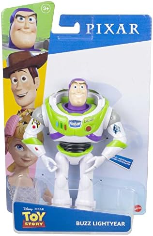 Disney Pixar Buzz Lightyear akciona figura, pozivni lik u prepoznatljivom izgledu, kolekcionarska igračka, 7 inča