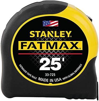 Stanley 33-735-25 35ft. i 25ft. Fatmax Mjerna Traka Kombinovano Pakovanje, Žuto