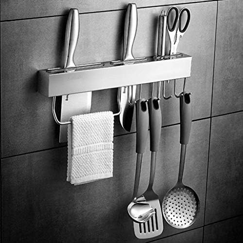 WSZJJ ručnik - srebrni držač za kuku od nehrđajućeg čelika, nosač, zidni multifunkcijski stalak za pohranu,