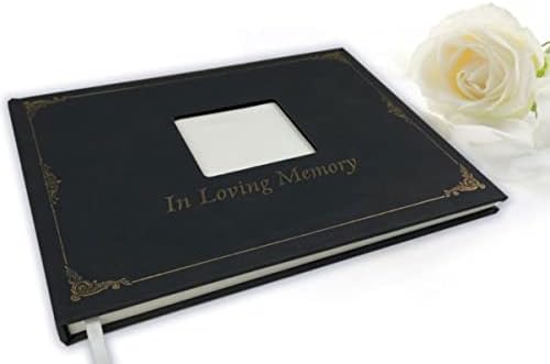 Homoyoyo 1 Set u Loving Funeral Pocket sahrane Hardcover znak-in Pen usluga i dekor stol memorije stojeći