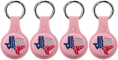 Texas The Lone Star država držač za AirTag ključ prsten TPU zaštitni poklopac Slučaj Locator oznaka za novčanik