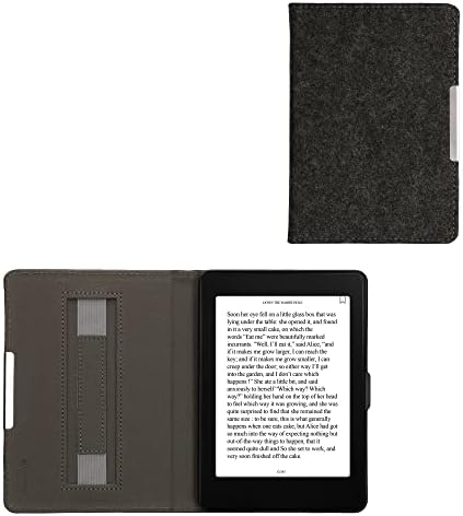 kwmobile futrola kompatibilna sa Kindle Paperwhite - poklopcem za eReader od filca-tamno siva