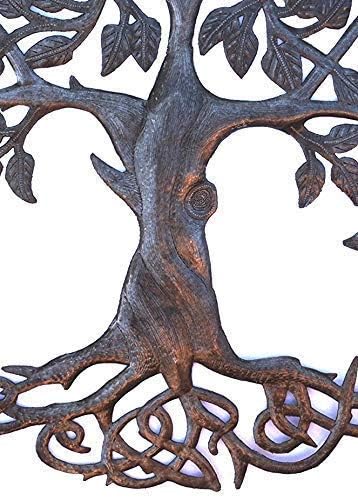 Drvo životne metalne zidne umjetnosti, savremeni ukras željeznog umjetničkog dekora, stabla keltskih porodica,