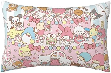 Anime jastučna futrola Anime jastuk sa patentnim zatvaračem dvostranim dizajnom za ispis Super meki jastuk