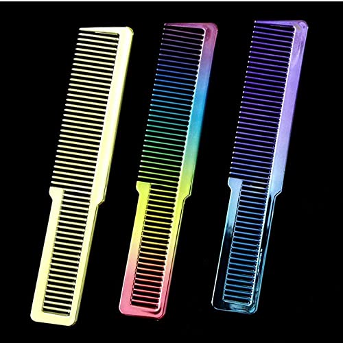 Jucheng Englepling frizura frizerski češalj Šareni češalj Rainbow Prijenosni brijačni frizerski alat Muškarci