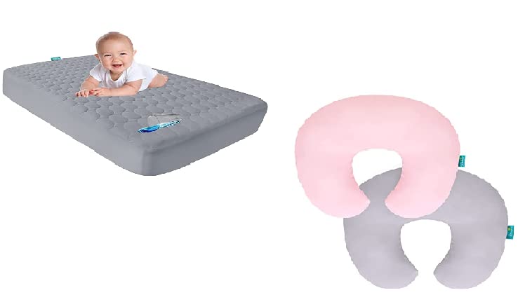 2 paketa Navlaka za jastuk za dojenje za jastuk za dojenje, odličan, savršen poklon za novorođenče, najbolji