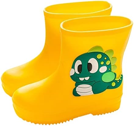 Usyfakgh Boys Vodootporne tiskane kišne čizme Vodootporne kiše koje svijetle vodene cipele Vodootporne kišne