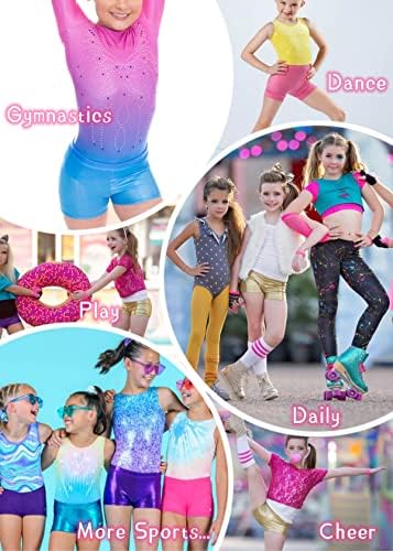 MODAFANS 2 paket djevojke ples šorc gimnastika šorc atletski šorc ples Odjeća Biketards Tumbling sa narukvicom