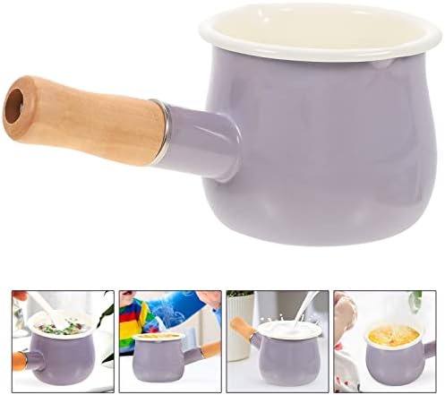 RAKUTE pdg Skillets Pot Pansauce puter topliji emajl lonac Keramika malo topljenje kuvanje Mini supa kafa