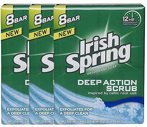 Irski Proljetni dezodorans sapun za kupanje, piling dubokog djelovanja, sa perlicama za ribanje, po 3,75