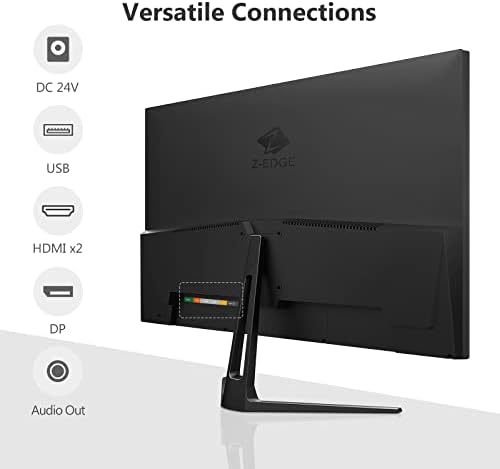 Z-Edge U27p4k 27-inčni Monitor za igre Ultra HD 4K, brzina osvježavanja 60Hz, 3840x2160 IPS LED Monitor,