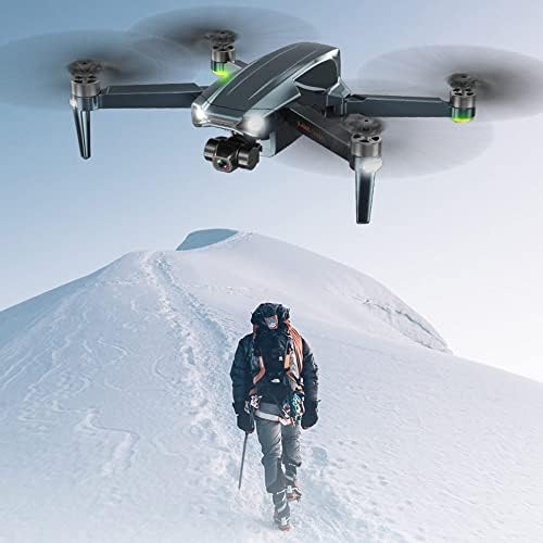 AFEBOO za odrasle GPS Dron bez četkica sa 4K kamerom, sklopivi RC Quadcopter sa automatskim povratkom, Follow
