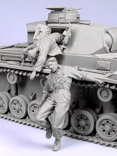 Goodmoel 1/35 Drugog svjetskog rata Njemačka posada tenkova Resin Soldier model Kit / Nesastavljen i neobojen