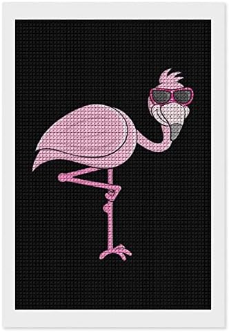 Slatke sunčane naočale Flamingo Dekorativne dijamantske slike Smiješne 5D DIY COLL BROJA DIAMOND DOTS Slike