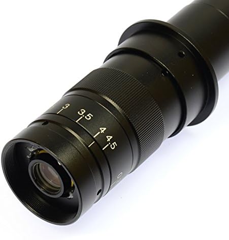 HAYEAR Metal bum Stereo mikroskop Kamera držač stalka za stol 50mm prsten +180x zum C-mount objektiv