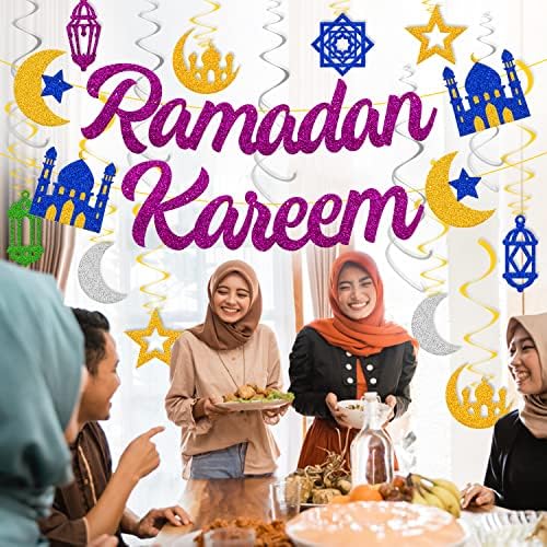 Ramadan ukras Ramadan Kareem Banner Ramadam Mabarak Dekor Eid Ramadan Eid Mubarak ukrasi Viseća stropne