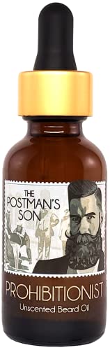 Poštarski sin-PROHIBICIONISTA-ulje za bradu bez mirisa-1 fl oz