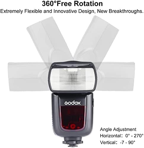 Godox V860ii-s Blic kamere za Sony Flash Speedlite Speedlight Light,2.4 G HSS 1 / 8000s, 650 Blica pune