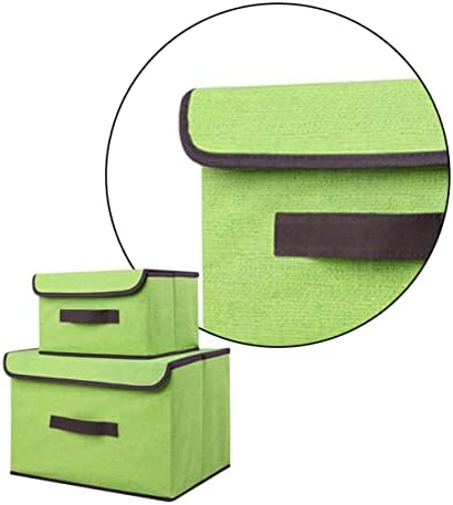 Cabilock sklopive kutije za odlaganje 1set2kom Odjeća zelena od i sa malim vrećama za organizatore odjeće