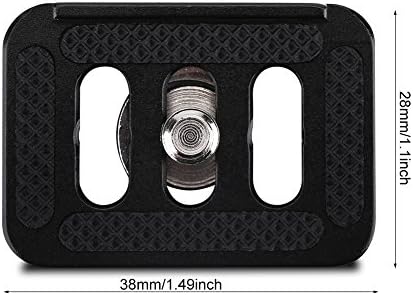 Acouto mini brzo otpuštanje ploče za montiranje fotoaparata za sirui TY-C10 T005 / T-025 kuglična glava,