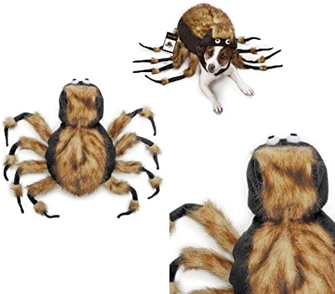 Zack & Zoey Fuzzy Tarantula Spider pasa kostim haljina za vaše štene kao svoj omiljeni arachnid!