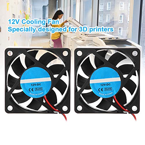 Ventilator za hlađenje pisača, 2pcs 12V 13cfm Cooler ventilator za štampanje elektroničkog hlađenja, 3D