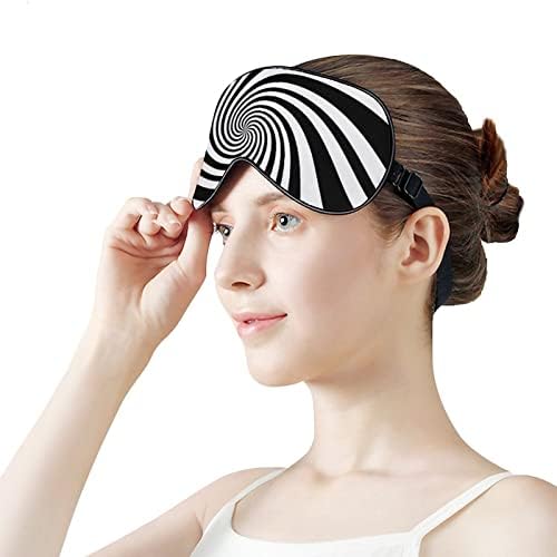 Psihodelična spirala sa radijalnom mekom maskom za oči Napravite efektivno sjenčanje slijepojku udobnu masku