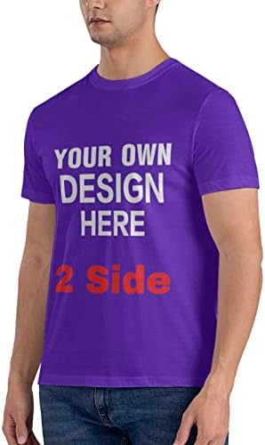 Custom T majice Dodajte svoju tekstualnu sliku Personalizirane majice Muške majice