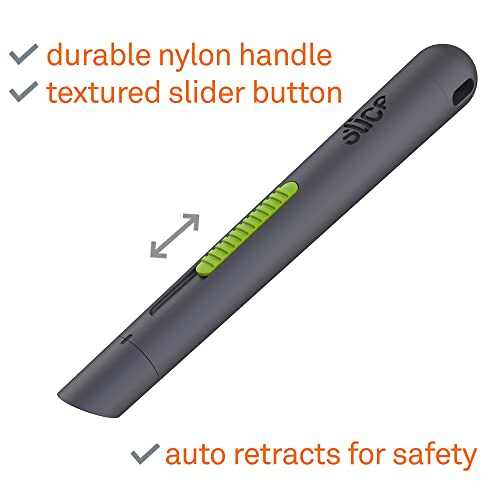 Rezač za olovku 10512, keramičko sečivo sa automatskim uvlačenjem, čelične oštrice & mikro keramičko sečivo,sigurnosni