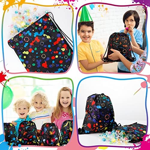 24 komada Glow Party Torbe za crtanje dječje neonske rođendane poklon torbe ruksak bombon bombon goodie