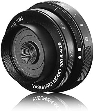 Yasuhara MoMo100 E sočivo za palačinke sa mekim fokusom 28mm F6. 4-F22 za Sony NEX ručno sočivo kamere bez