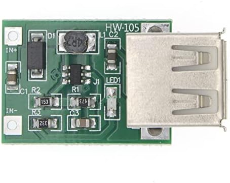 2pcs DC 3V do 5V USB izlazni punjač Počnite modul napajanja Mini DC-DC pojačani pretvarač