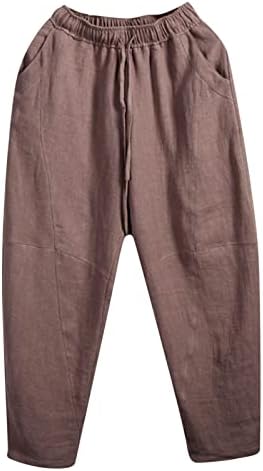 Miashui Kuća sa muškim pamučnim i čvrstim bojama casual pantalone Japanski sportovi tanke hlače Feamice