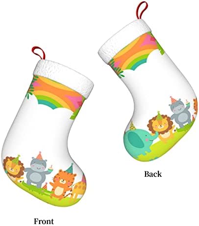 Psvod slatke crtane životinje Božićne dnevne ukrase čarape za odmor viseći čarape