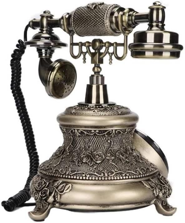 Lhllhl fiksni telefon vintage rotacijski telefon retro za ured za dom za hotel