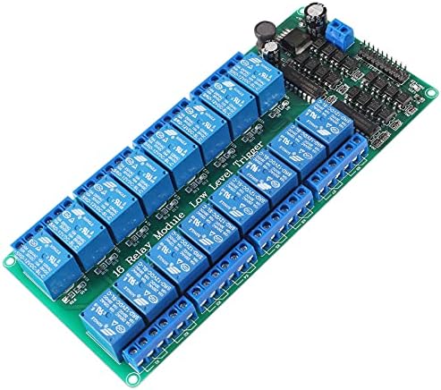 D-FLIFE 12v 16-kanalni modul ploče relejnog interfejsa Optocoupler LED LM2576 snaga za Arduino DIY komplet