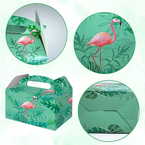Hawaii Luau potrepštine za zabavu 12 pakovanja Flamingo Party Favor Treat kutija ljetne Tropske palmine