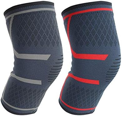 Walnuta 1 par elastična neklizaja topla najlonska koljena nosača zaštitna oprema na otvorenom sportove koljena