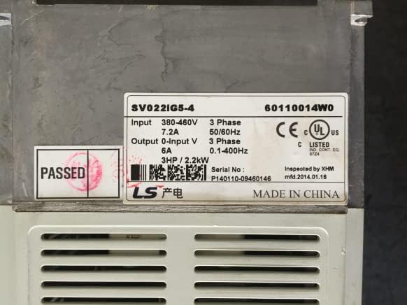 Davitu motor kontroler-2.2 KW 380V SV022IG5-4 Inverter, koristi jedan, 90% izgled, test roba ,