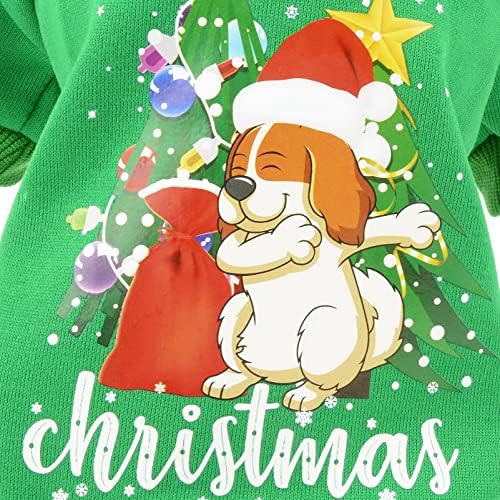 Mallee_lucky_store pas božićni džemper duks za štene male pse mačke Chihuahua doggies poklon