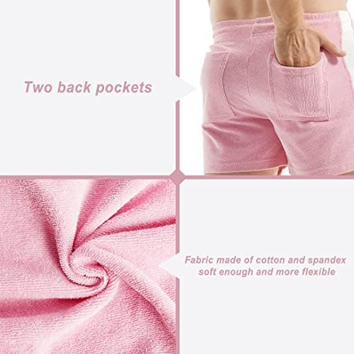 AimPact Muške vježbe Zloretne kratke hlače od 5 inča Pamučne ležerne prilike trčanja s džepovima