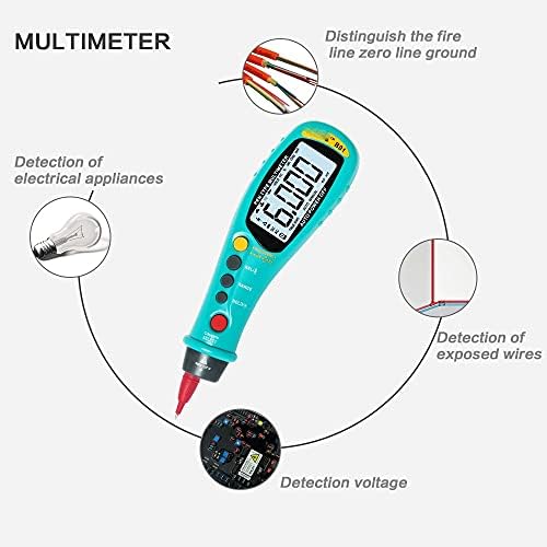 UxZDX Cujux Digitalni multimetar Tip olovke 6000 Brojčani tester za ispitivanje kondenzatora Budite istinski