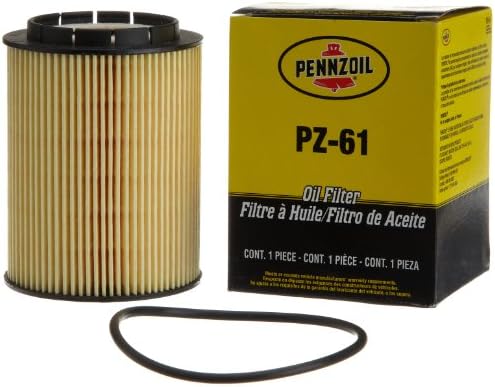 Pennzoil PZ-61 Redovni filter za ulje na spisku