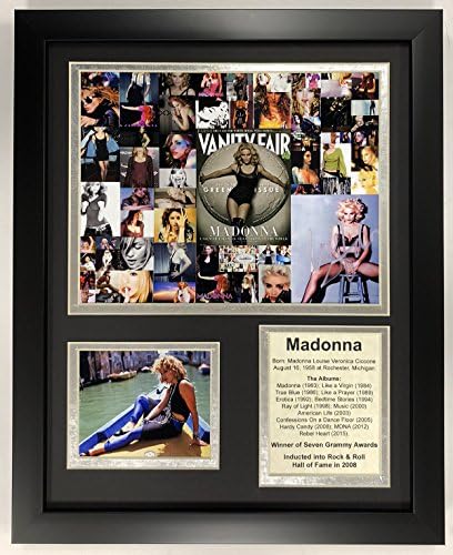 Legende Nikad ne umire Madonna mozaik uokvirene dvostruke matted fotografije, 12 x 15